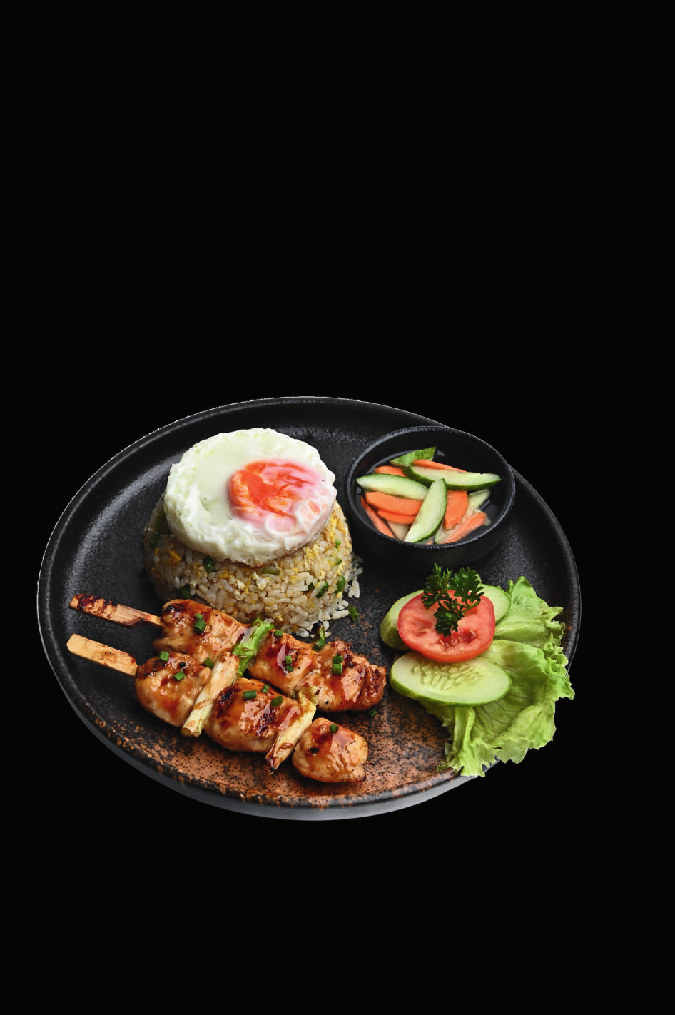 Fried Rice Yakitori